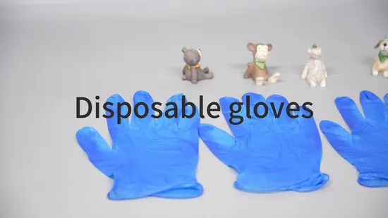 PVC Gloves 100PCS Bag Catering Takeaway Clear Thickened