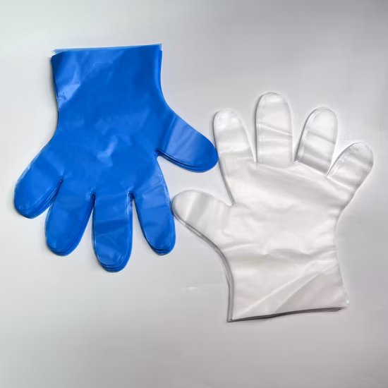 PVC Gloves 100PCS Bag Catering Takeaway Clear Thickened