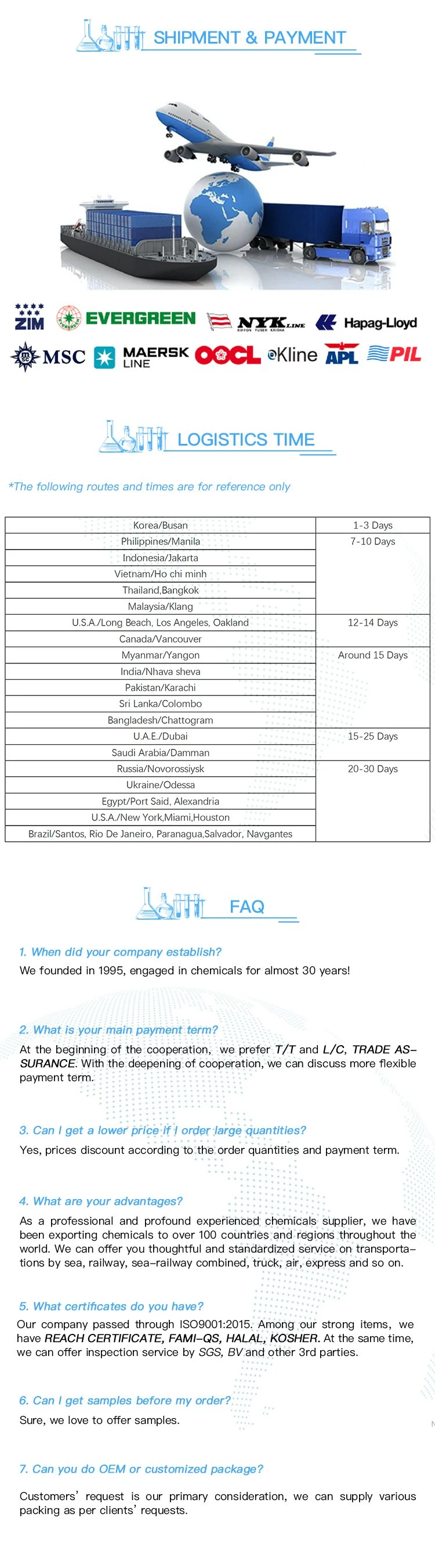 Sodium Dimethyl Dithiocarbamate 40% Min Liquid 128-04-1 Sodium Dimethyl Dithiocarbamate